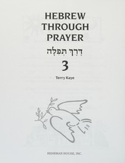 Front cover of Hebrew through prayer = by Terry Kaye