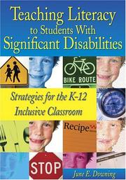 Front cover of Teaching Literacy to Students With Significant Disabilities by June Downing