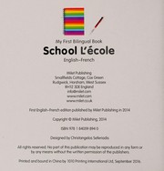 Front cover of School = by Christangelos Seferiadis