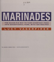 Cover of Marinades by Lucy Vaserfirer