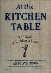 Cover of At the Kitchen Table by Greg Atkinson