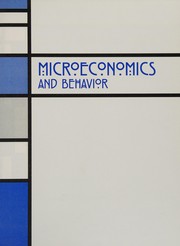 Front cover of Microeconomics and behavior by Robert H. Frank