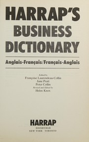 Front cover of Harrap's French/English Business Dictionary by Françoise Laurendeau-Collin