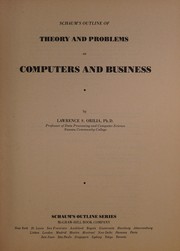 Front cover of Schaum's outline of theory and problems of computers and business by Lawrence Orilia