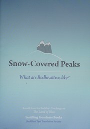 Cover of Snow-covered peaks by Jin Rou Bhikshuni