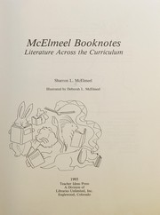 Cover of McElmeel booknotes by Sharron L. McElmeel