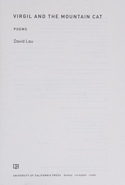 Front cover of Virgil and the mountain cat by David Lau