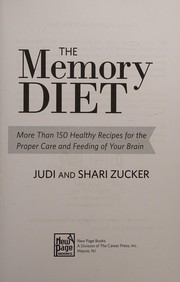Cover of The memory diet by Judi Zucker