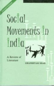 Cover of Social Movements in India by Ghanshyam Shah