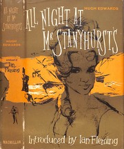 Front cover of All Night at Mr Stanyhurst's by Hugh Edwards