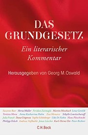 Cover of Das Grundgesetz by Georg M. Oswald