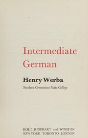 Cover of Intermediate German by Henry Werba