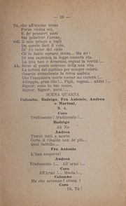 Front cover of Cristoforo Colombo by José Campo Arana