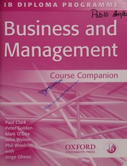 Front cover of Business and Management Course Companion by Paul Clark