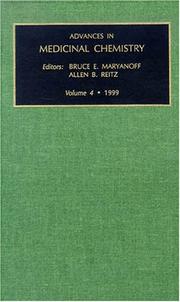 Front cover of Advances in medicinal chemistry by B. E. Maryanoff