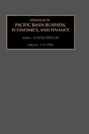 Front cover of ADV PAC BAS BUS V 2 (Advances in Pacific Basin Business, Economics & Finance) by LEE