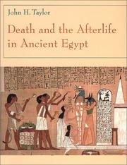 Cover of Death and the afterlife in ancient Egypt by John H. Taylor