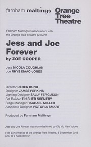 Front cover of Jess and Joe Forever by Zoe Cooper