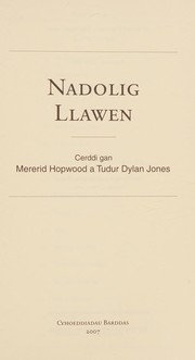 Cover of Cerddi Nadolig a Phlygain by Mererid Hopwood