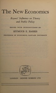 Front cover of New economics by Edwin Seymour Harris