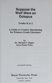 Front cover of Suppose the wolf were an octopus? by Michael T Bagley
