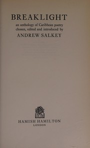 Cover of Breaklight by Salkey, Andrew.
