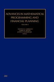 Cover of Advances in mathematical programming and financial planning by Kenneth D. Lawrence