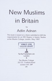 Front cover of New Muslims in Britian by Adlin Adnan
