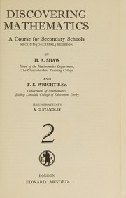 Cover of Discovering mathematics by Harold Alan Shaw