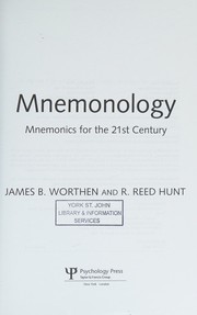 Cover of Mnemonology by James B. Worthen