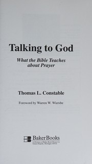 Front cover of Talking to God by Warren W. Wiersbe