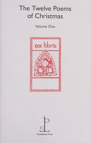 Front cover of Twelve Poems of Christmas by Carol Ann Duffy