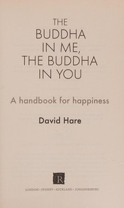 Front cover of Buddha in Me, the Buddha in You by David Hare
