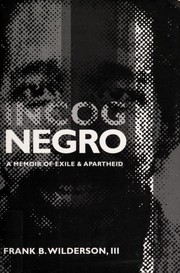 Front cover of Incognegro by Frank B. Wilderson III