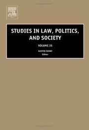 Front cover of Studies in Law, Politics and Society (Studies in Law, Politics, and Society) (Studies in Law, Politics, and Society) by Austin Sarat