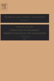 Front cover of Crime and Punishment, Volume 37 by Austin Sarat