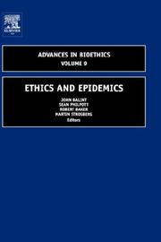Cover of Ethics and epidemics by Unknown