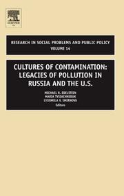 Front cover of Cultures of contamination by Edelstein, Michael R.
