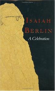 Cover of Isaiah Berlin by Avishai Margalit