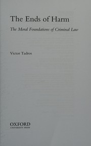 Cover of The ends of harm by Victor Tadros