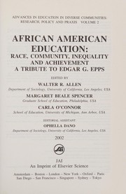 Cover of African American education by Walter Recharde Allen