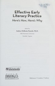 Front cover of Effective Early Literacy in Practice by Andrea Debruin-Parecki