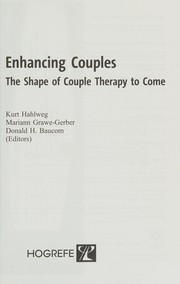 Cover of Enhancing couples by Donald H. Baucom