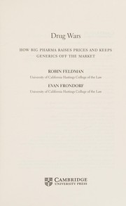 Cover of Drug wars by Robin Feldman