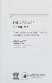 Front cover of Circular Economy by Mika Sillanpää