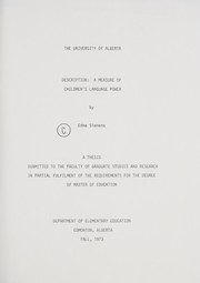 Cover of Description by Edna Siemens