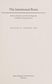 Cover of The intentional brain by Michael R. Trimble