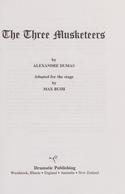 Cover of The three musketeers by Max Bush
