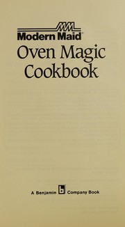 Front cover of Modern Maid oven magic cookbook by Barbara Bloch