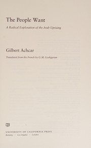 Cover of People Want by Gilbert Achcar